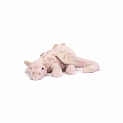 Jellycat Rose Dragon Huge New Zealand | OQIFZ0416